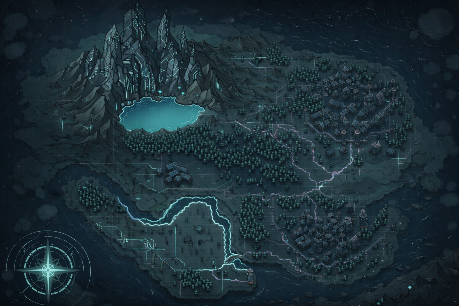 Shellforge World Map
